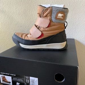 Sorel waterproof boots size 13 children’s